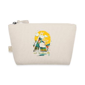 Abstract camping and nature - Organic Pouch - nature - Front