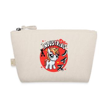 Industrial Kawaii Einhorn Japanischer Stil - Bio-Täschchen - Natur - Vorne