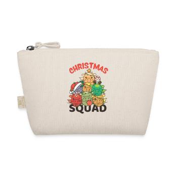Drache Weihnachtsbaum Christmas Squad Drache - Bio-Täschchen - Natur - Vorne