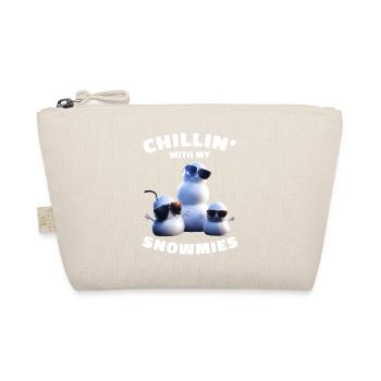 Chillin avec mes snowmies bonhommes de neige drôles - Trousse biologique - nature - Devant