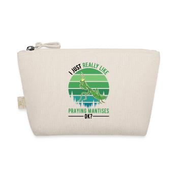 Praying Mantis Gift Mantis Mantis - Organic Pouch - nature - Front