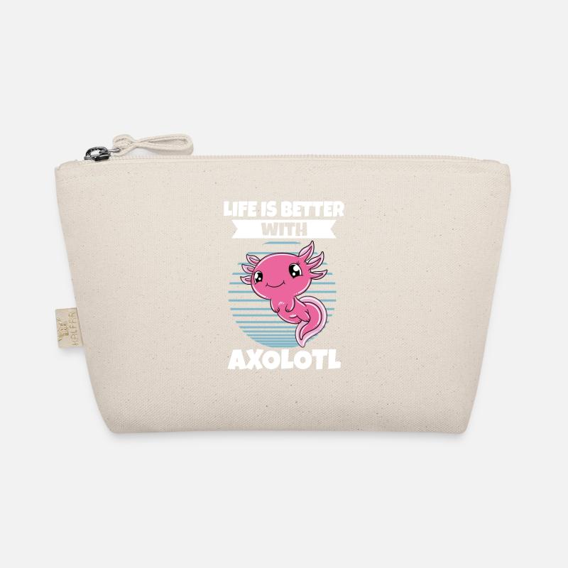Funny Axolotl Cute Axolotl Organic Pouch
