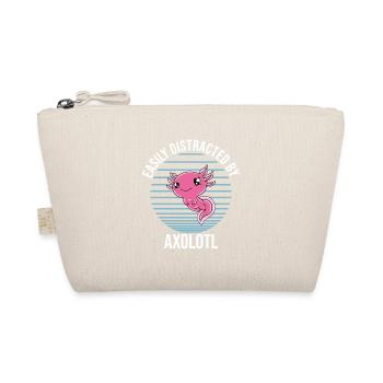 Funny Axolotl Cute Axolotl - Organic Pouch - nature - Front