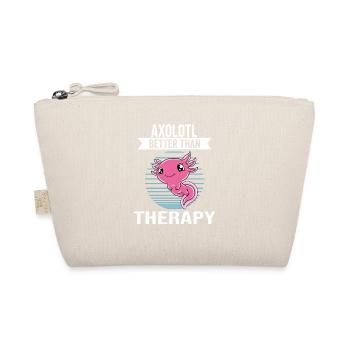 Funny Axolotl Cute Axolotl - Organic Pouch - nature - Front