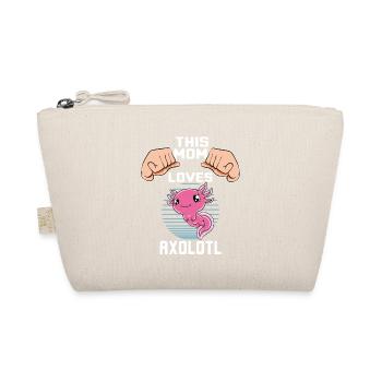 Funny Axolotl Cute Axolotl - Organic Pouch - nature - Front