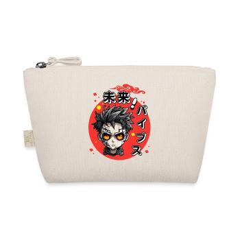 Future Vibes Cyberpunk Young Japanese Style - Organic Pouch - nature - Front