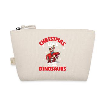 Dino Boy Enfants Noël Amour Dinosaure - Trousse biologique - nature - Devant