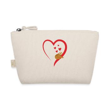 Sloth, Valentine's Day, Sloth, Sloth - Organic Pouch - nature - Front
