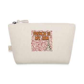 French Is My Jam Sayings France Quotes Paris - Bio-Täschchen - Natur - Vorne