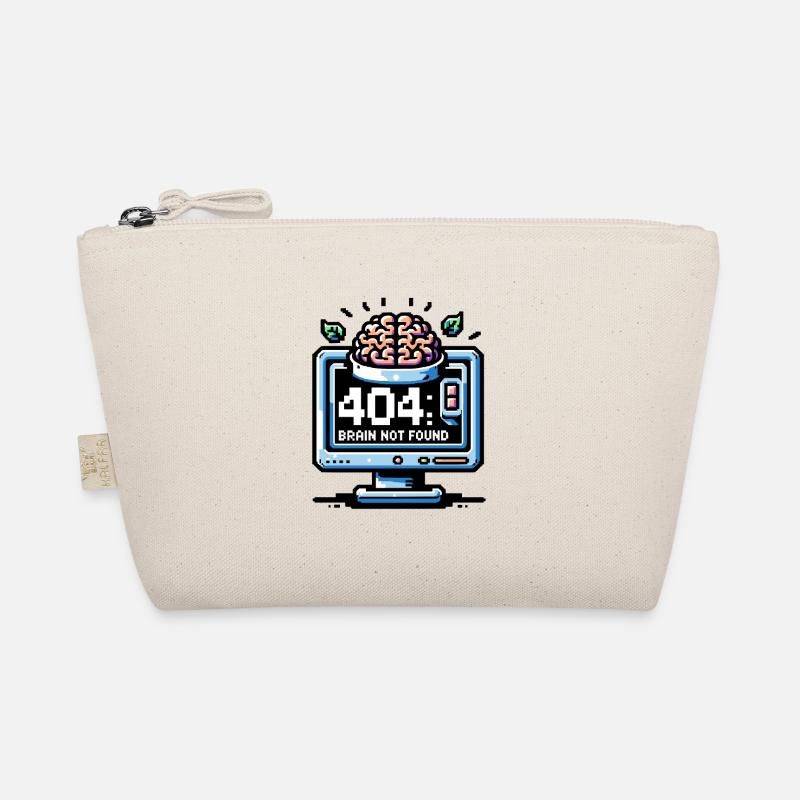 Error 404 Brain Not Found Organic Pouch