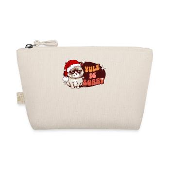 Yule Be Sorry: Angry Cat For Women Funny Christmas - Bio-Täschchen - Natur - Vorne