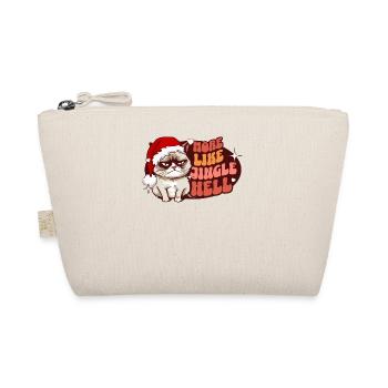Plus comme Jingle Hell : Angry Cat Women Noël drôle - Trousse biologique - nature - Devant