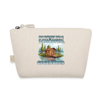 Lustiges Sauna Outfit Thermalbad Saunagänger Sauna - Bio-Täschchen - Natur - Vorne