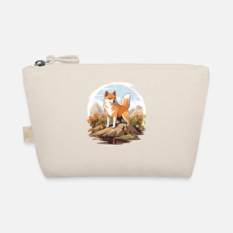 Shiba Inu - Bio-Täschchen - Natur
