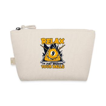 Relax I'm Just Breaking Your Balls Billiards - Bio-Täschchen - Natur - Vorne