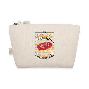 Mettbrötchen in the morning Mett Hackepeter - Organic Pouch - nature - Front