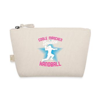 Hallen Sport Handballerin Handballverein Handball - Bio-Täschchen - Natur - Vorne