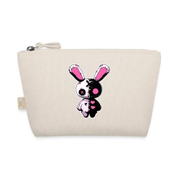 Goth Bunny Kawaii Bunny Rabbit Goth Girl Outfit - Organic Pouch - nature - Front
