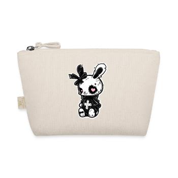 Goth Bunny Kawaii Bunny Goth Girl Gothic Outfit - Organic Pouch - nature - Front