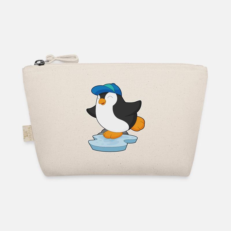 Penguin Pupil Cap School Organic Pouch