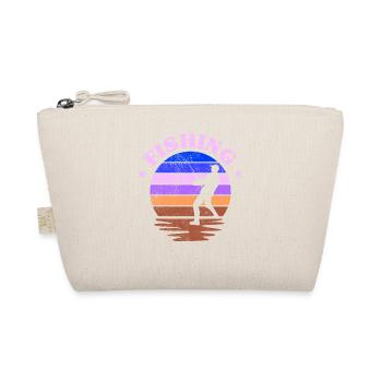 Fishing, Angler, Fisherman Fishing and Pike Fishing - Organic Pouch - nature - Front