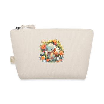 Turtle Baby Turtle Armored Lizard Lizard - Organic Pouch - nature - Front