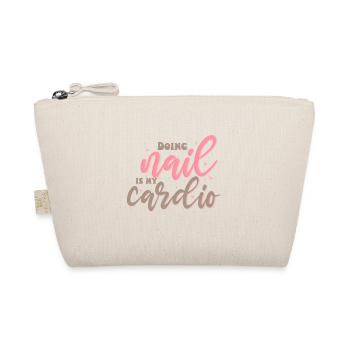 Doing nail is my cardio technician manicurist tech - Organic Pouch - nature - Front