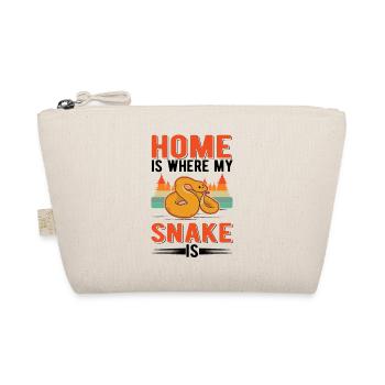 La maison est là où se trouve mon serpent - Trousse biologique - nature - Devant