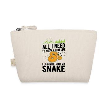 Snake Owners Snake Lovers - Organic Pouch - nature - Front