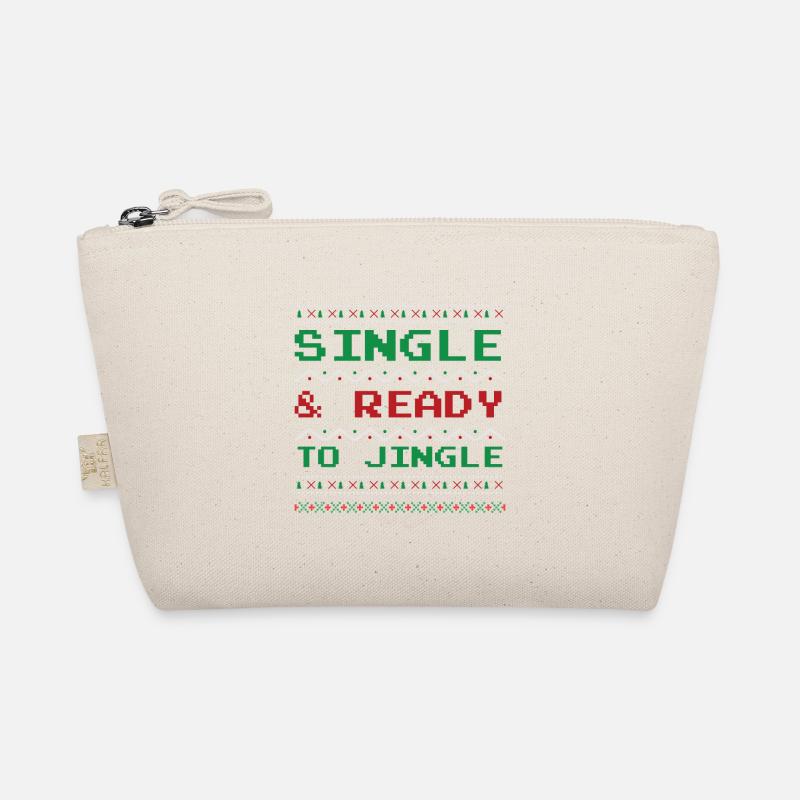 Single & Ready to Jingle - Bio-Täschchen - Natur