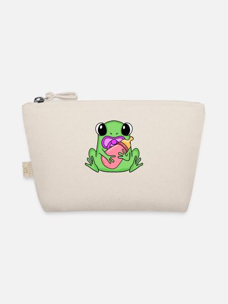 Baby Frosch - Bio-Täschchen - Natur