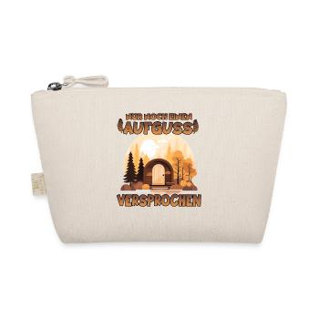 Lustiges Geschenk für Saunafans Sauna Bekleidung - Bio-Täschchen - Natur - Vorne