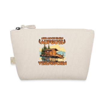 Lustiges Geschenk für Saunafans und Wellness Fans - Bio-Täschchen - Natur - Vorne