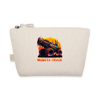 Großer böser Monstertruck - Bio-Täschchen - Natur - Vorne