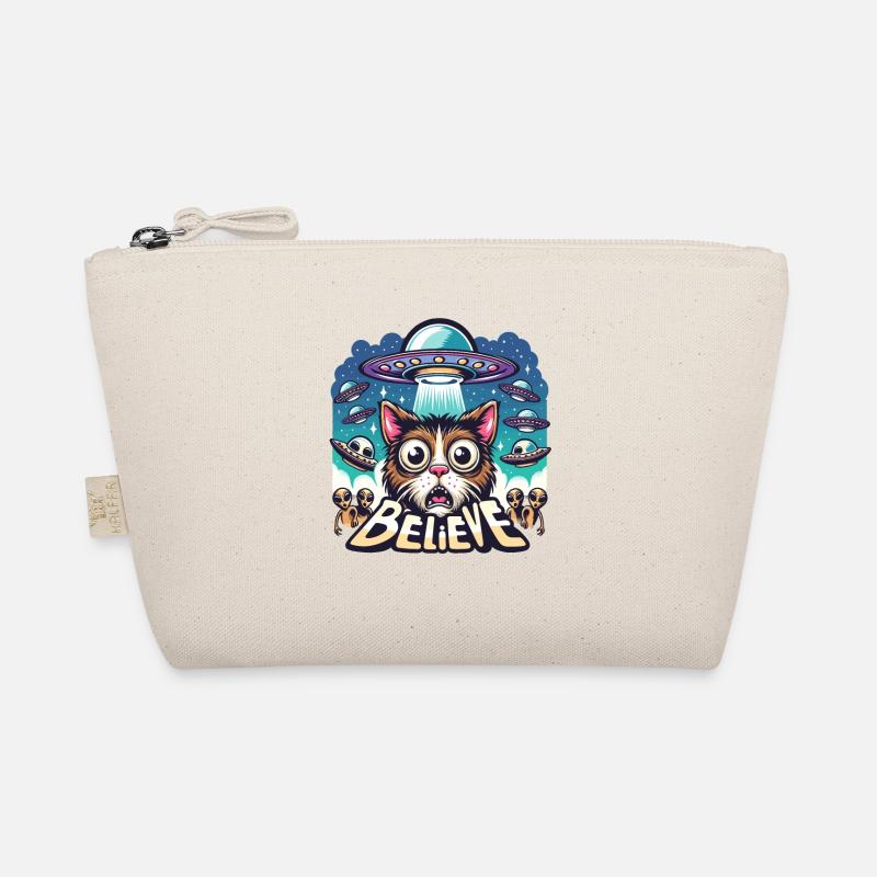 Funny Alien Alien Believe Organic Pouch