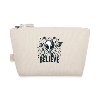 Drôle Alien Alien Croire - Trousse biologique - nature - Devant