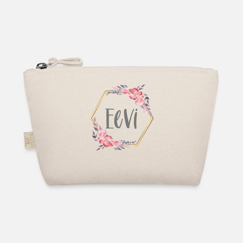 Eevi Mädchen Name Baby Geschenk Bio-Täschchen