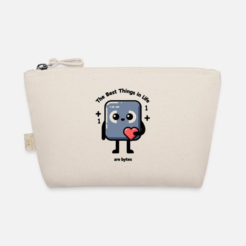 The Best Things in Life Are Bytes Organic Pouch