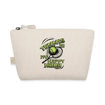 Tennis Is My Happy Hour, Tennis Player, Tennis - Organic Pouch - nature - Front