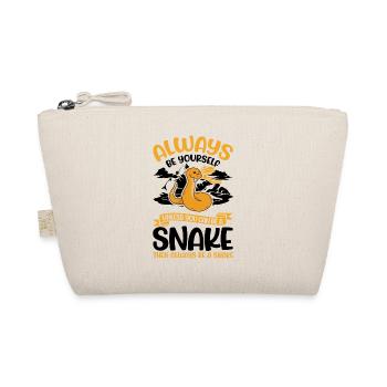 Always Be Yourself Snake Schlange - Organic Pouch - nature - Front