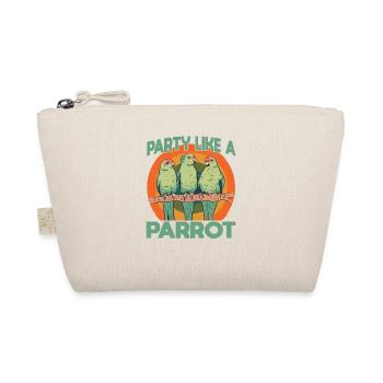 Budgie Parrot Bird Parakeet Owner - Organic Pouch - nature - Front