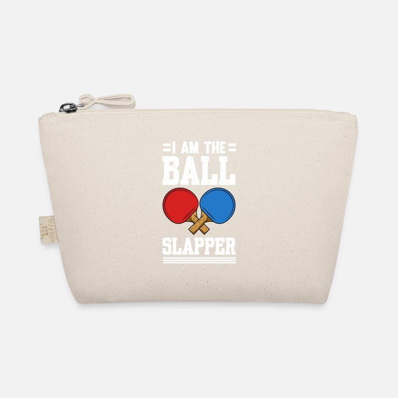 Table Tennis Saying Table Tennis Racket Organic Pouch