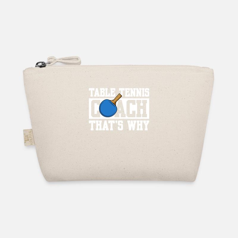 Table Tennis Saying Table Tennis Racket Organic Pouch