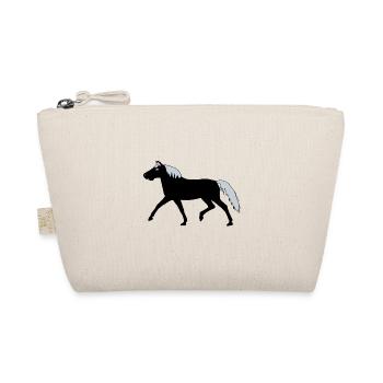 Pony Horse Christmas Gift Kids Riding - Organic Pouch - nature - Front
