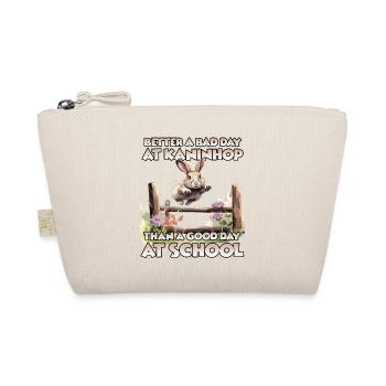 HappyHop training and joy for kaninhop fans - Organic Pouch - nature - Front