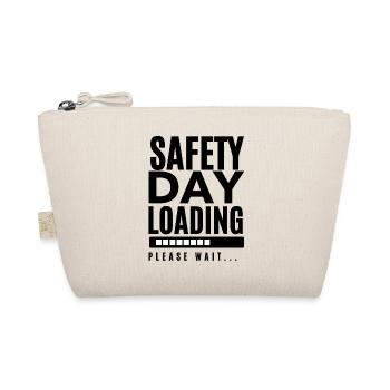 Safety Day Loading - Please Wait | Safety Day Gift - Organic Pouch - nature - Front