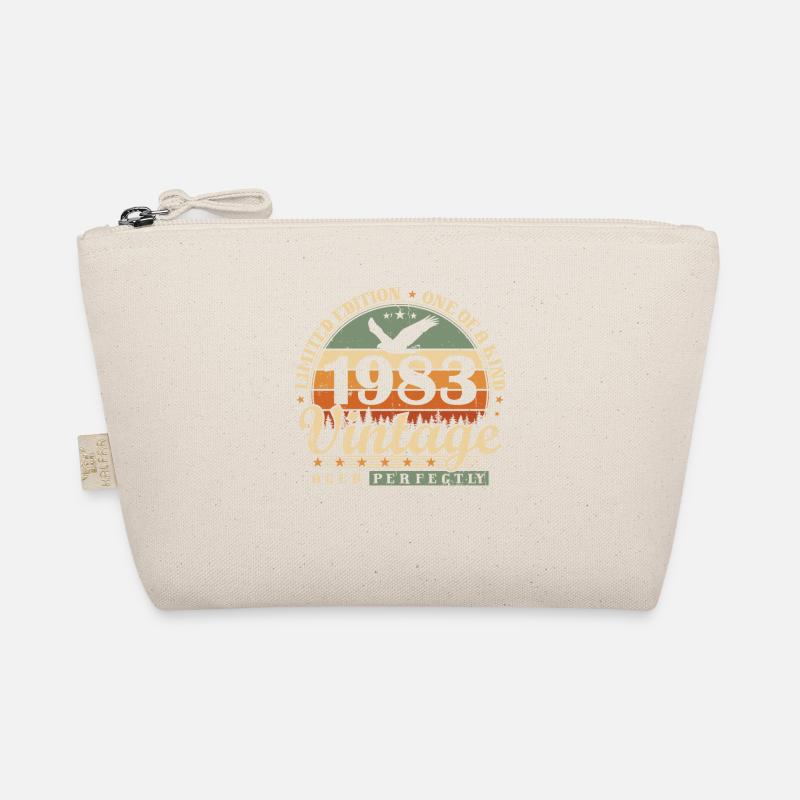 Born 1983 Vintage Birthday Gift Organic Pouch
