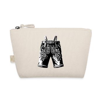 Leather Pants | Traditional Bavarian Lederhosen - Organic Pouch - nature - Front