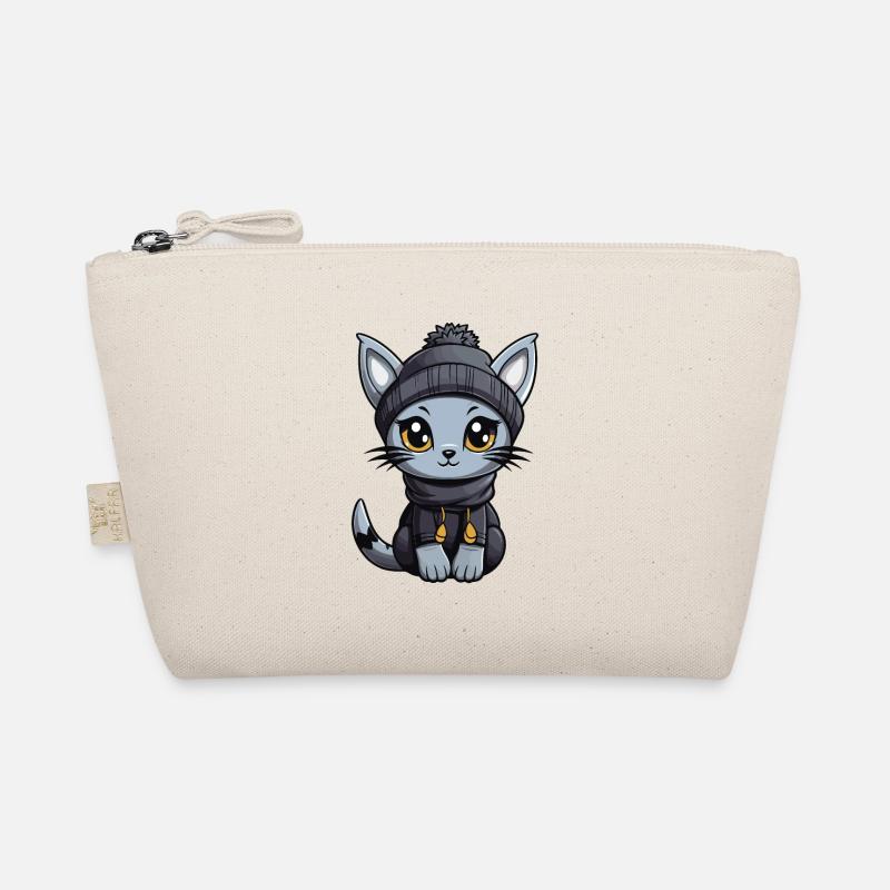 Bande dessinée d’hiver de chat Trousse biologique