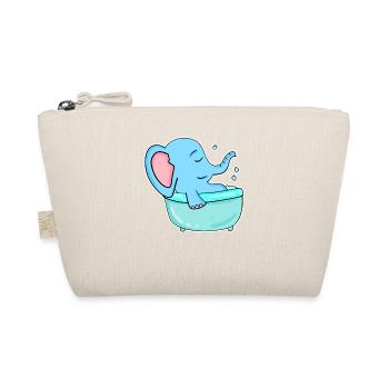Bathtub Elephant - Organic Pouch - nature - Front